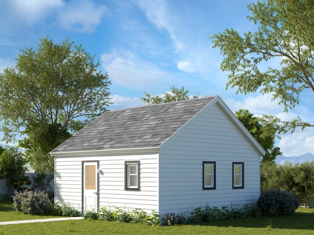 Exterior illustration of B364 One-Bedroom ADU