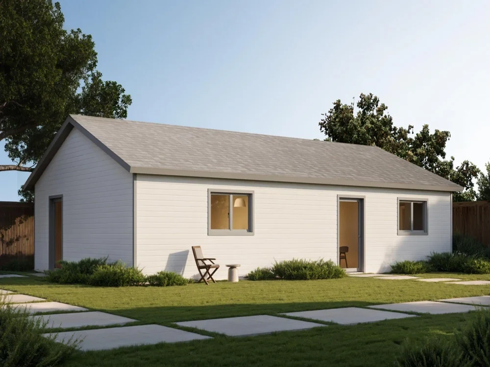 Exterior illustration of B720 One-Bedroom ADU