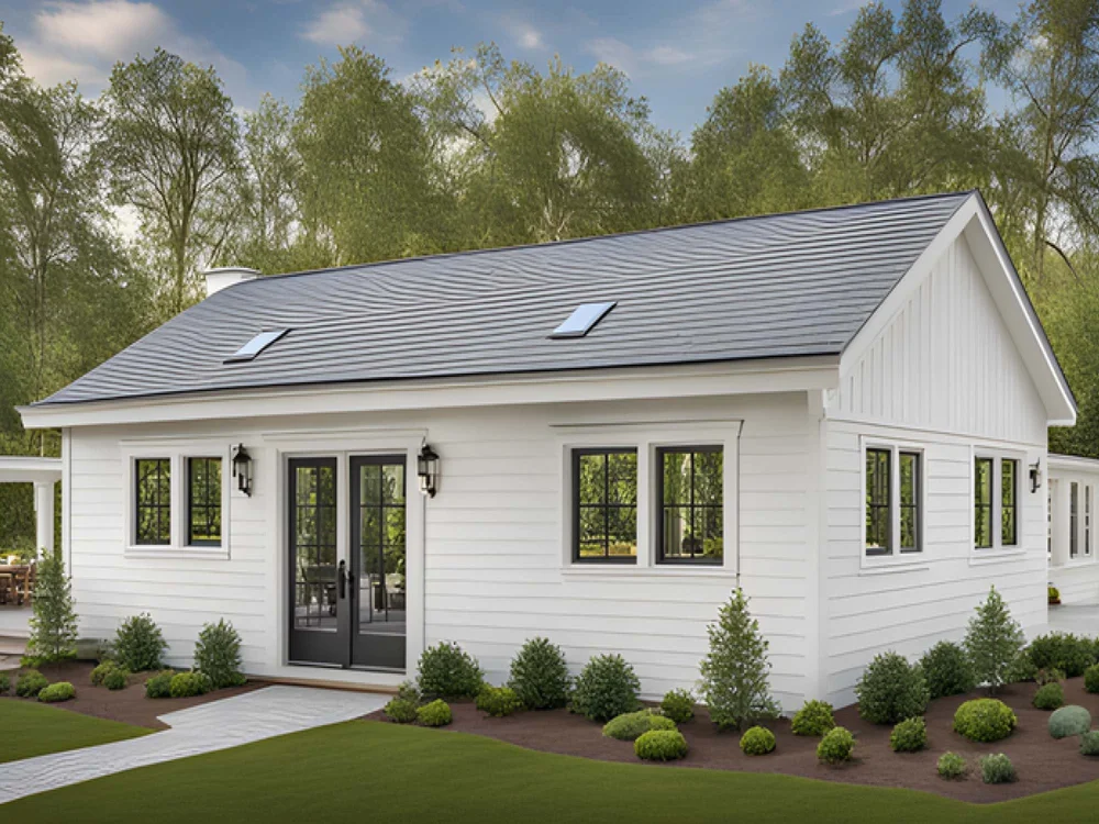 Exterior illustration of C585 Two-Bedroom ADU