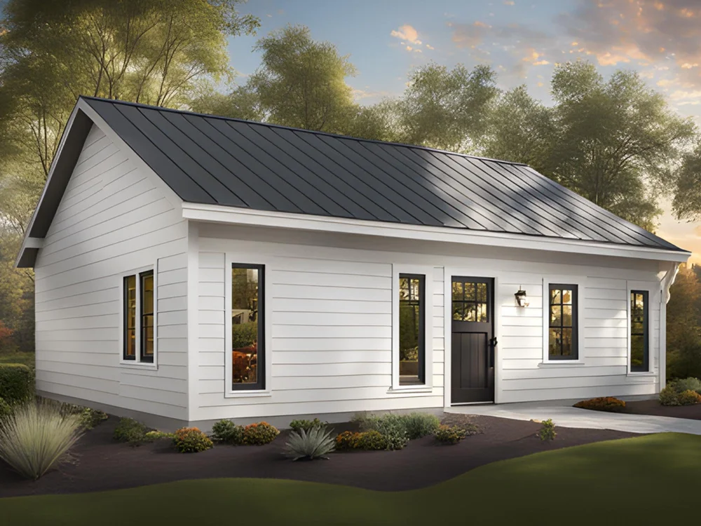 Exterior illustration of C744 Two-Bedroom ADU